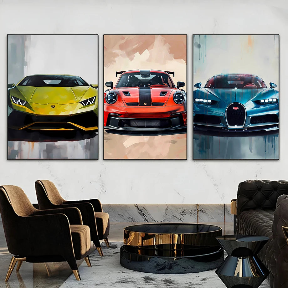 Cool Sports/Supercar Car Wall Art