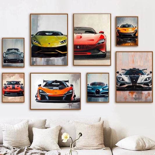 Cool Sports/Supercar Car Wall Art