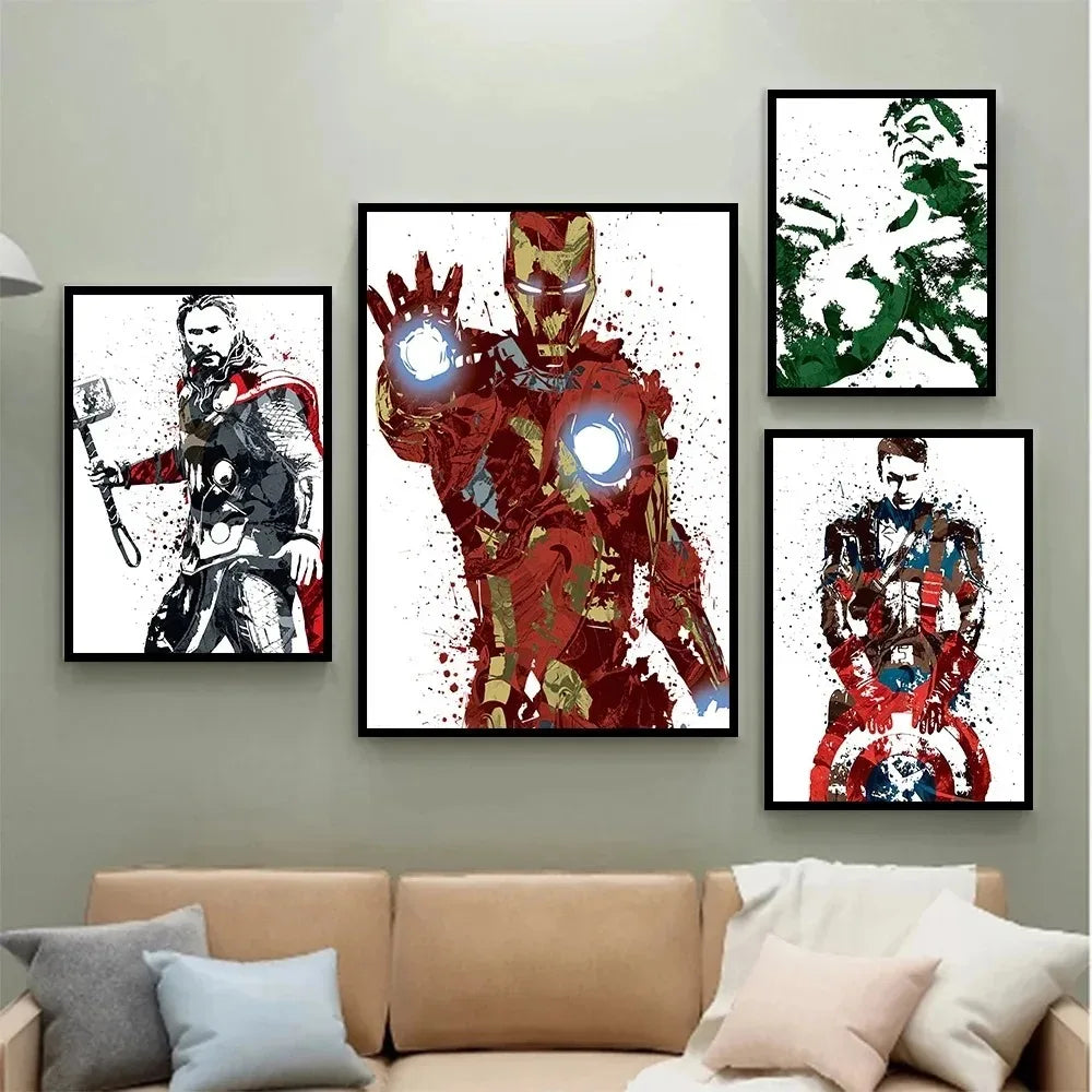 Marvel Movie Avengers Canvas