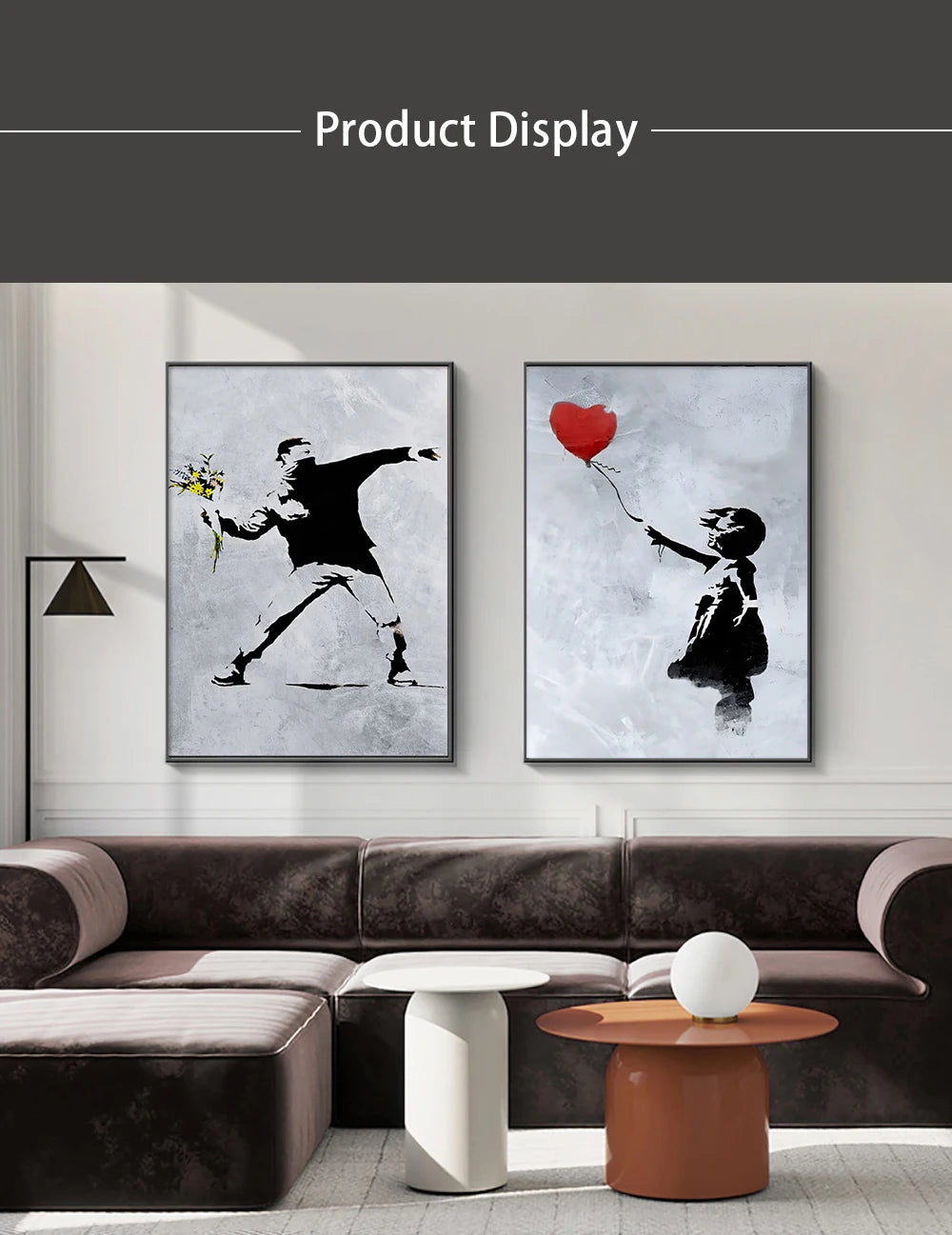 Banksy Street Graffiti Decorative Canvas Wall Art