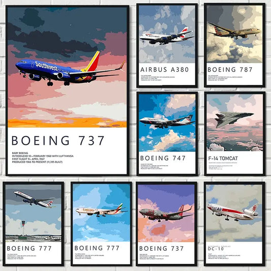 Aircraft Canvas Wall Art