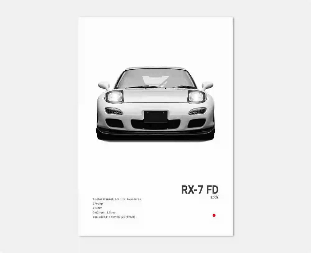 Japanese Cars Wall Art