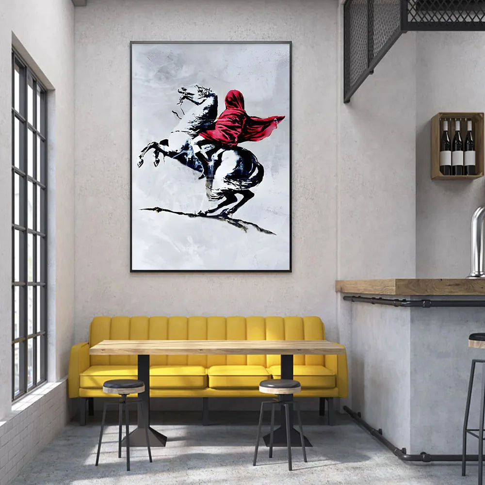 Banksy Street Graffiti Decorative Canvas Wall Art