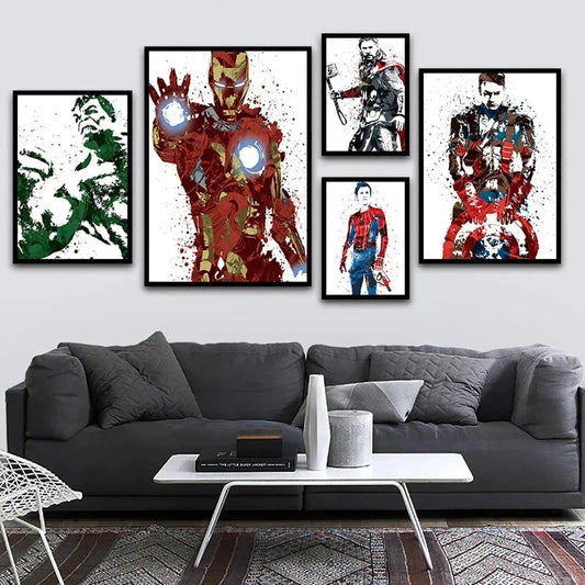 Marvel Movie Avengers Canvas