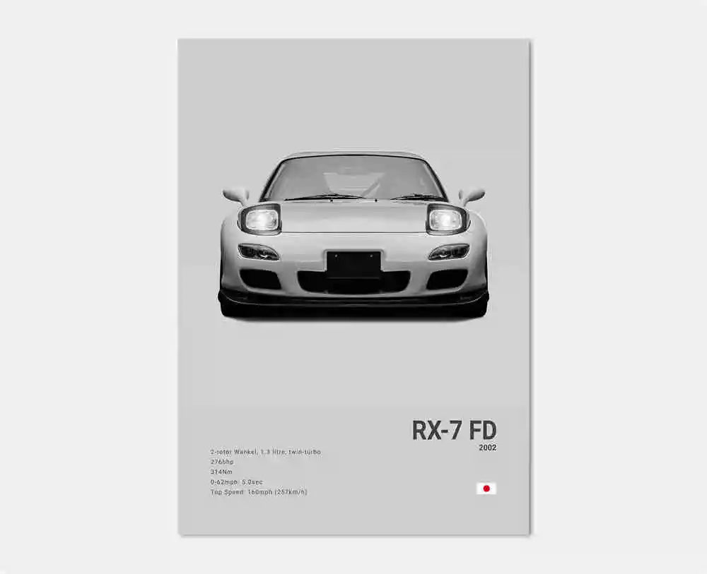 Japanese Cars Wall Art