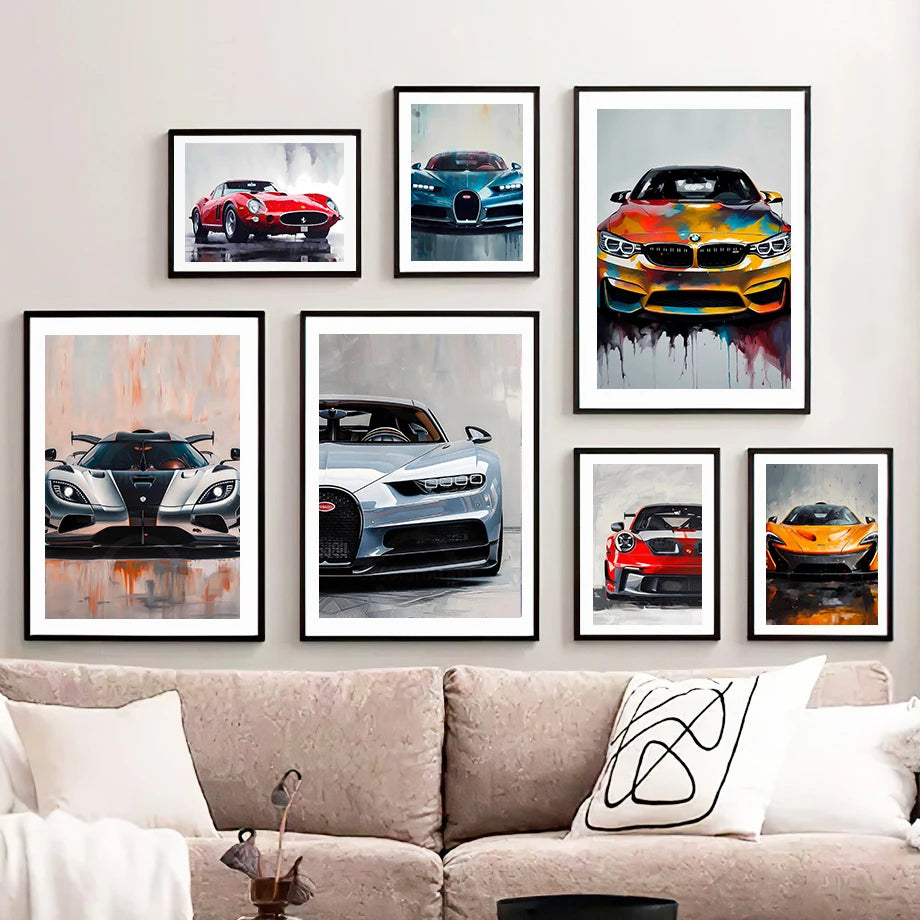 Cool Sports/Supercar Car Wall Art