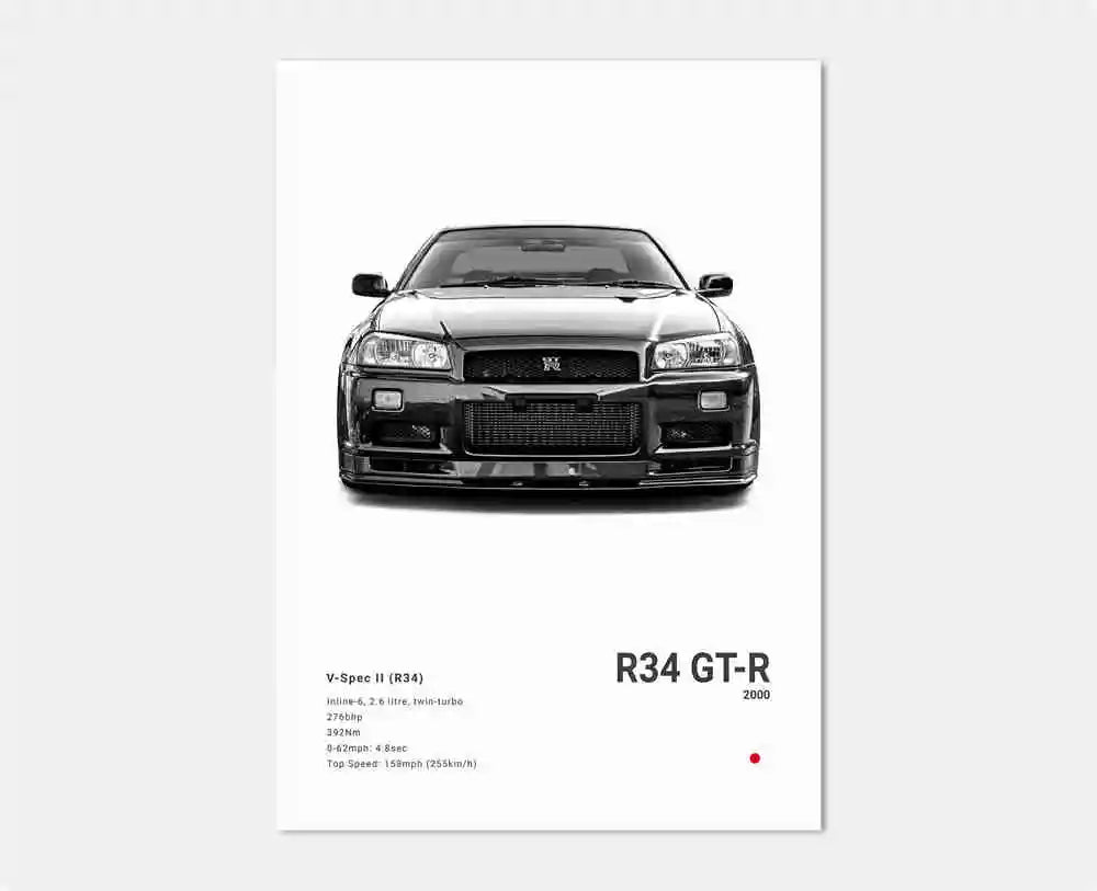 Japanese Cars Wall Art